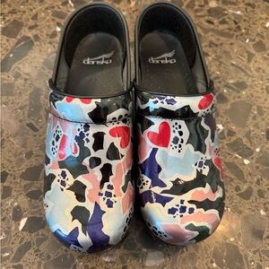 Dansko multicolor clogs